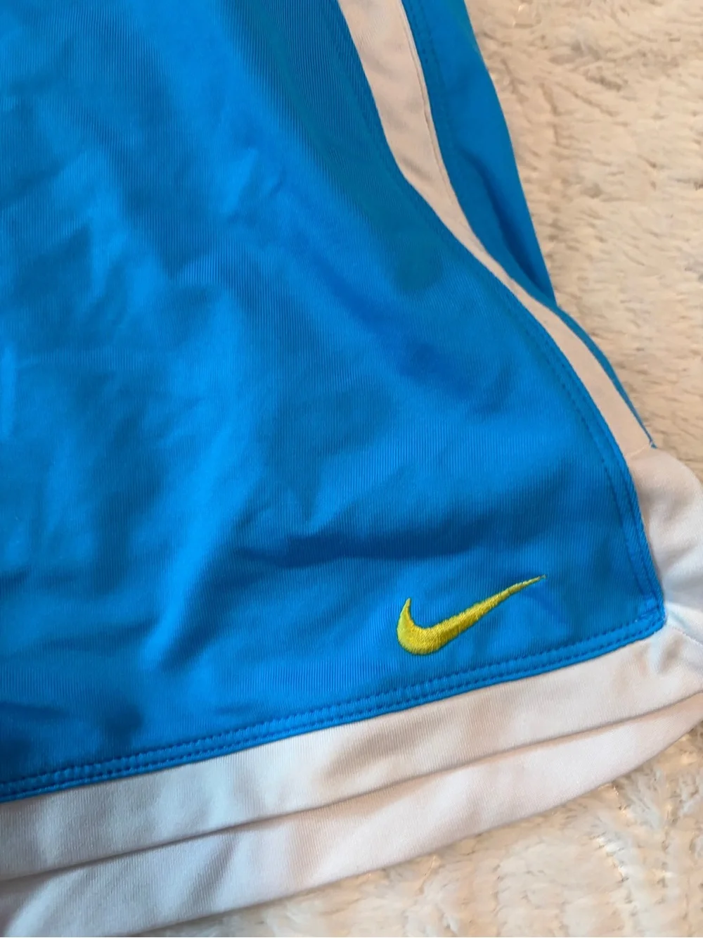 Nike Dri Fit Athletic Skort Girl Sz Xlarge Blue & White Hiking Tennis Golf